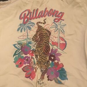 Billabong Yellow Sweatshirt with graphic